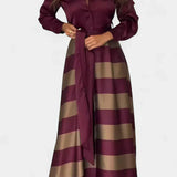 Zsófia | Ērta svītraina maxi kleita