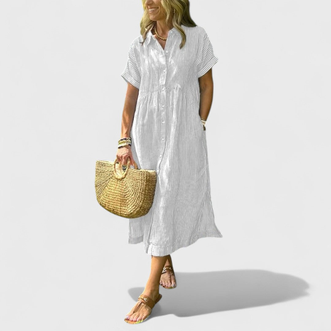 Angela | Eleganta, viegla vasaras kleita