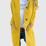 Gizel | Garš adīts mētelis ar kapuci