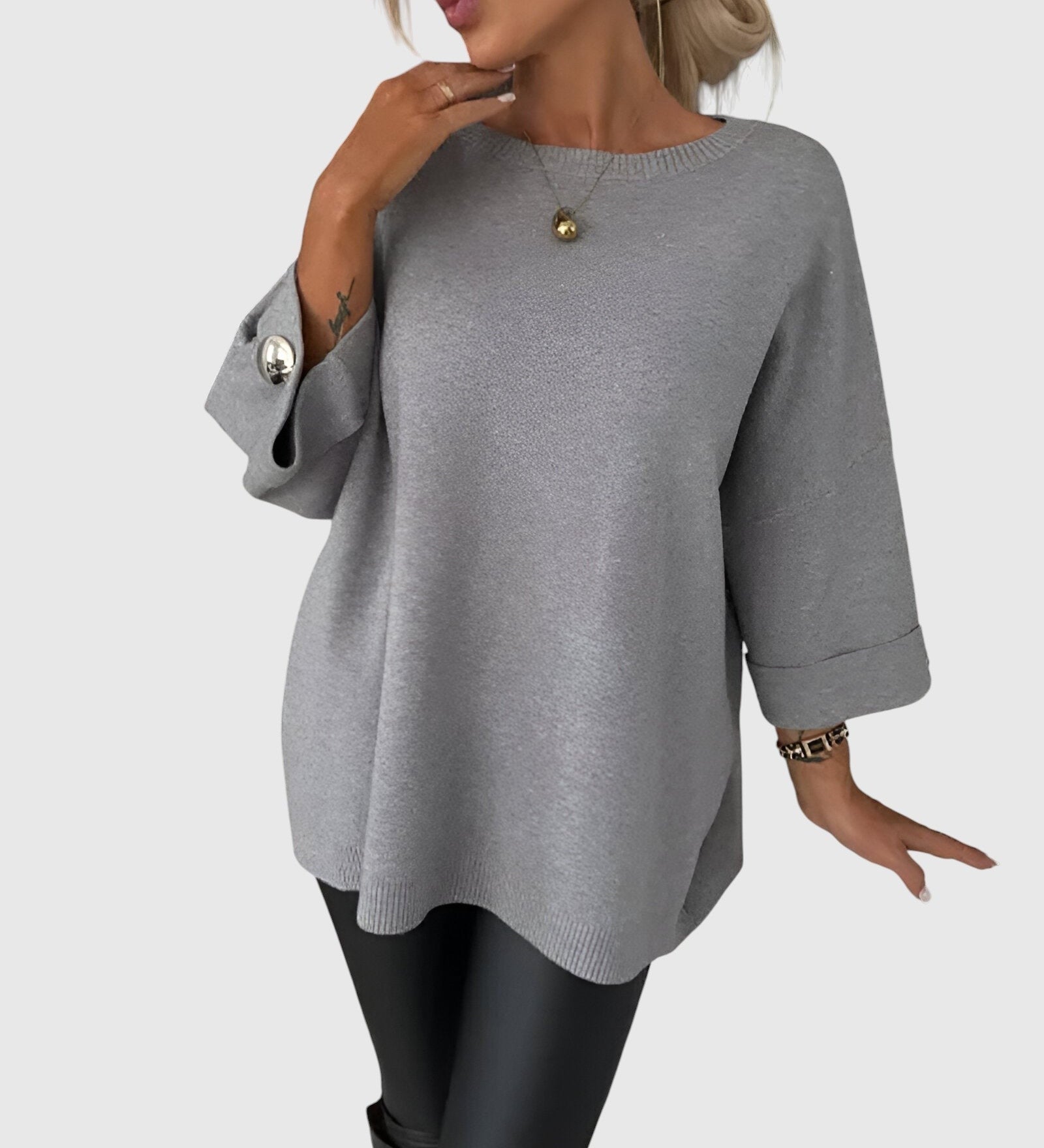 Janel | Brīvs, elegants džemperis ikdienas valkāšanai