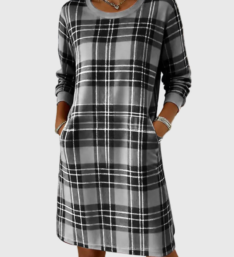 Kira | Mīksta rūta Eloise kleita