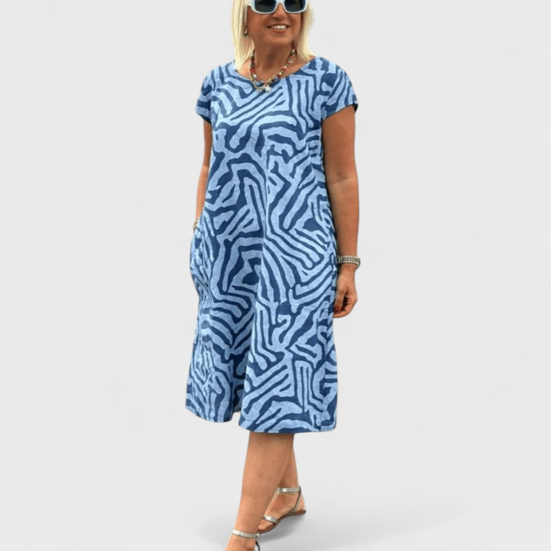 Nélia | Viegla vasaras sieviešu kleita