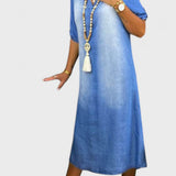 Mirka | Brīva vasaras džinsa kleita