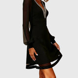 Violeta | Slaidinoša eleganta kleita ar V veida kakla izgriezumu