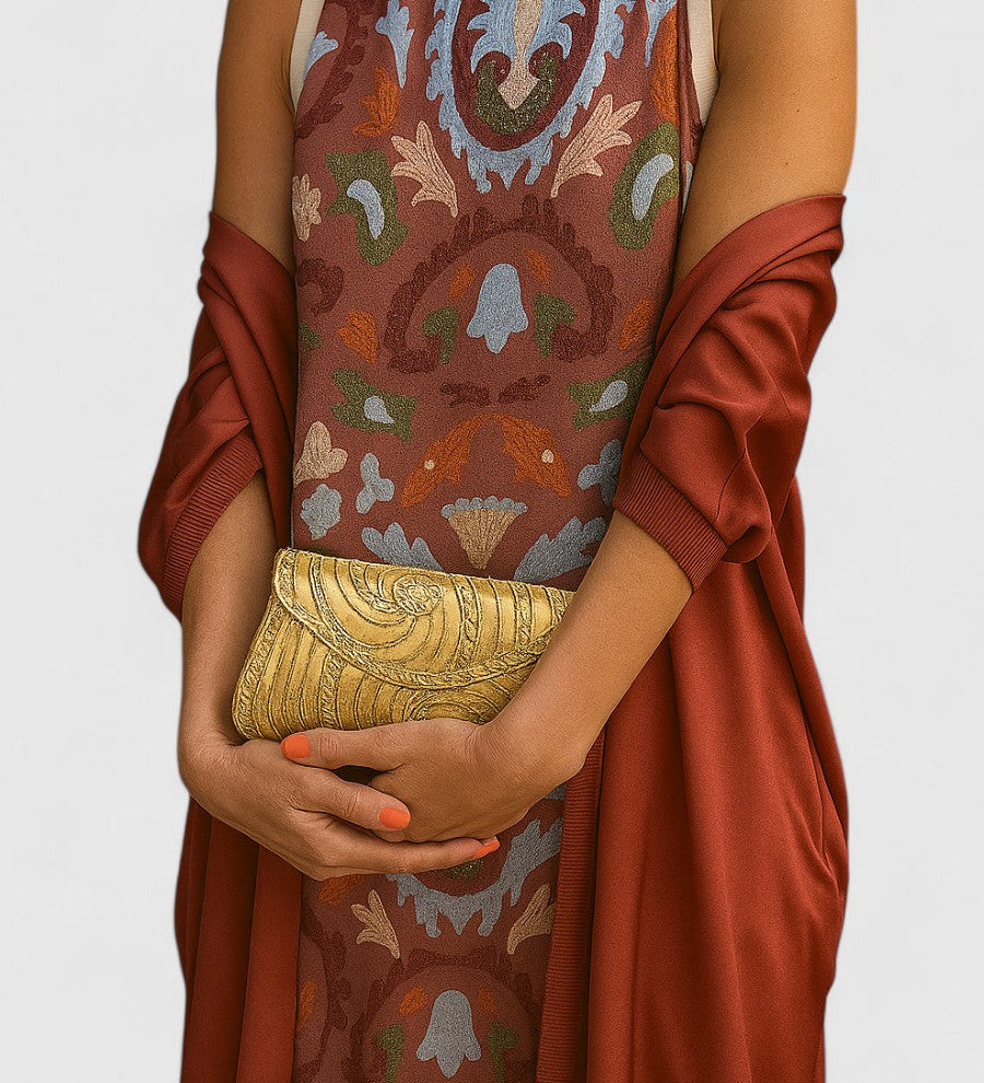 Mikaela | Eleganta kleita ar šalli