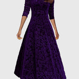 Nensija | Svētku zamšādas elegances kleita