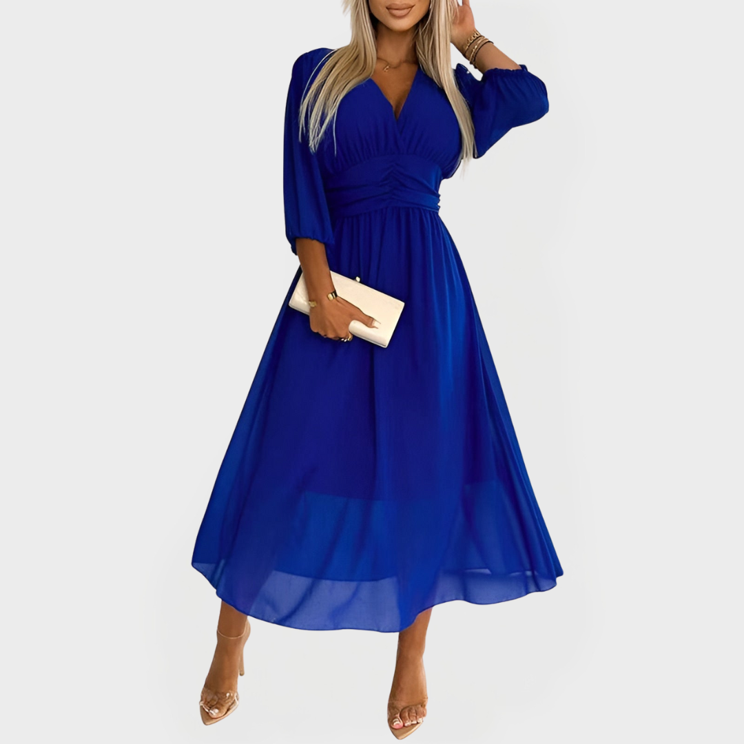 Zieds | Gaisīga midi kleita sievišķīga elegance