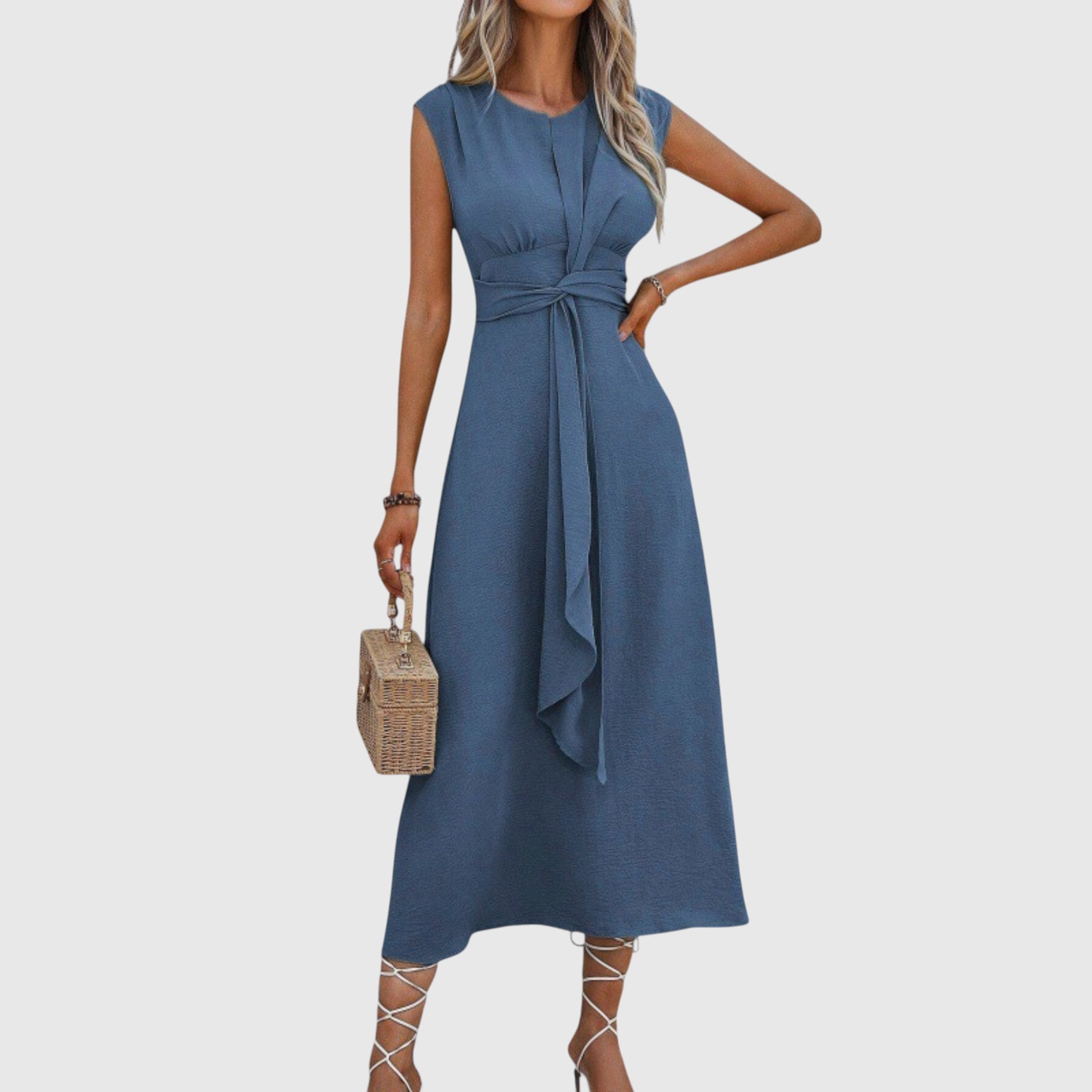 Emma | Eleganta bezpiedurkņu gara kleita