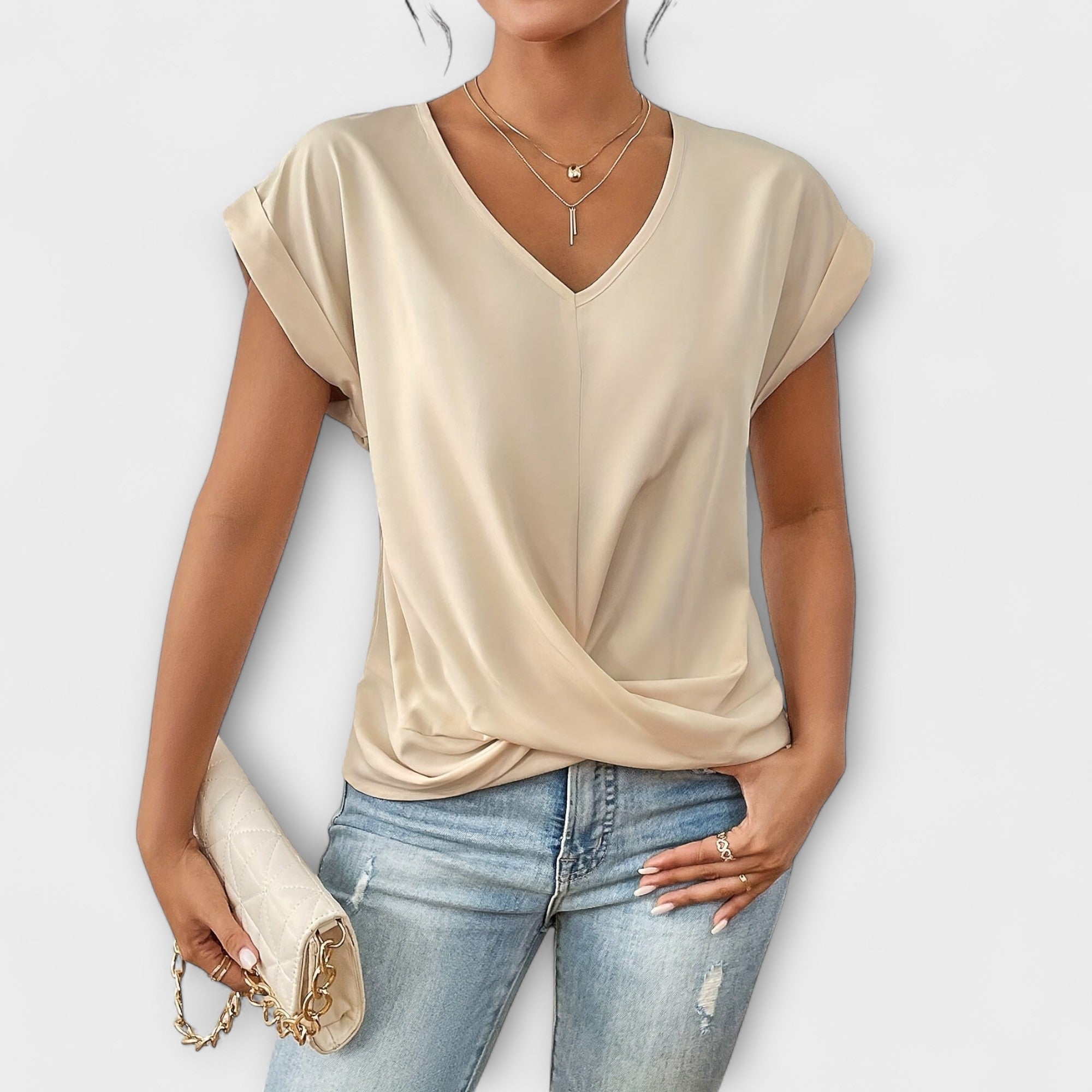 Eloise | Gaisīgs sievišķīgs vasaras tops