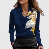 Adela | Eleganta blūze ar zīda efektu