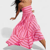 Rózsa | Légies ombre nyári ruha