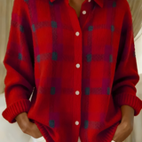 Anna | Mīksts rūtains adīts kardigans