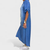 Mirka | Brīva vasaras džinsa kleita