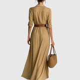 Klara | Eleganta garā kleita ar jostu