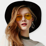 Emma | Krāsainas retro brilles ar zelta rāmjiem
