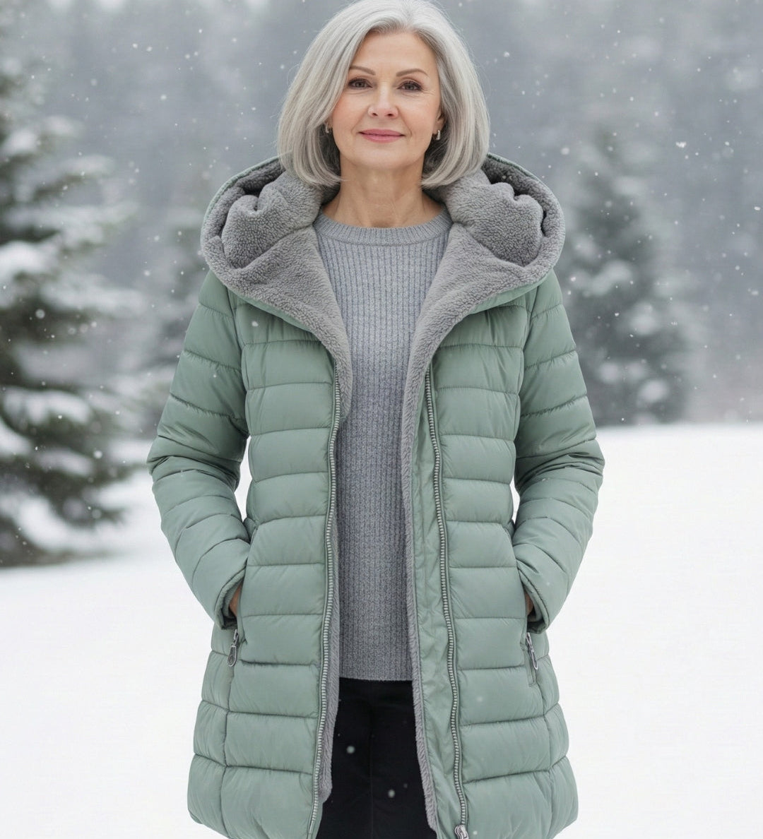 Harriet | Polsterēta dūnu jaka ar flīsa oderi