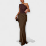 Violeta | Eleganta asimetriska gara kleita