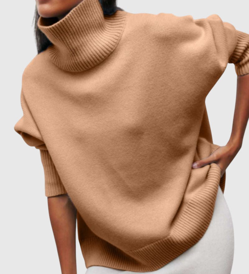 Ivana | Mīksts, elegants, mūžīgs stils ar augstu apkakli