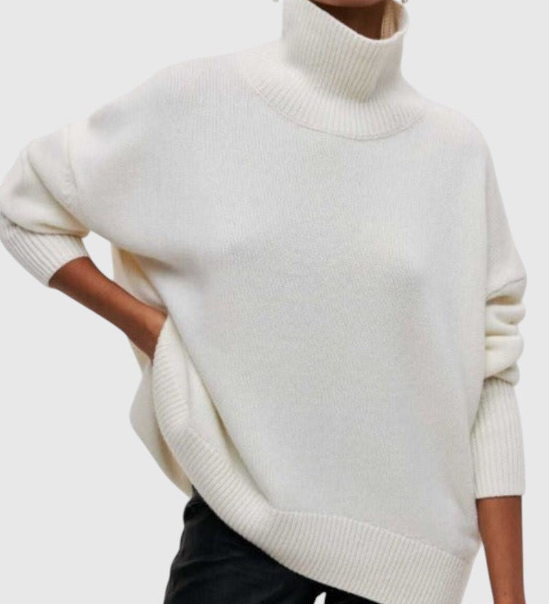 Ivana | Mīksts, elegants, mūžīgs stils ar augstu apkakli