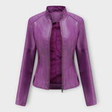 Nóra | Eleganta ādas jaka jebkuram gadījumam