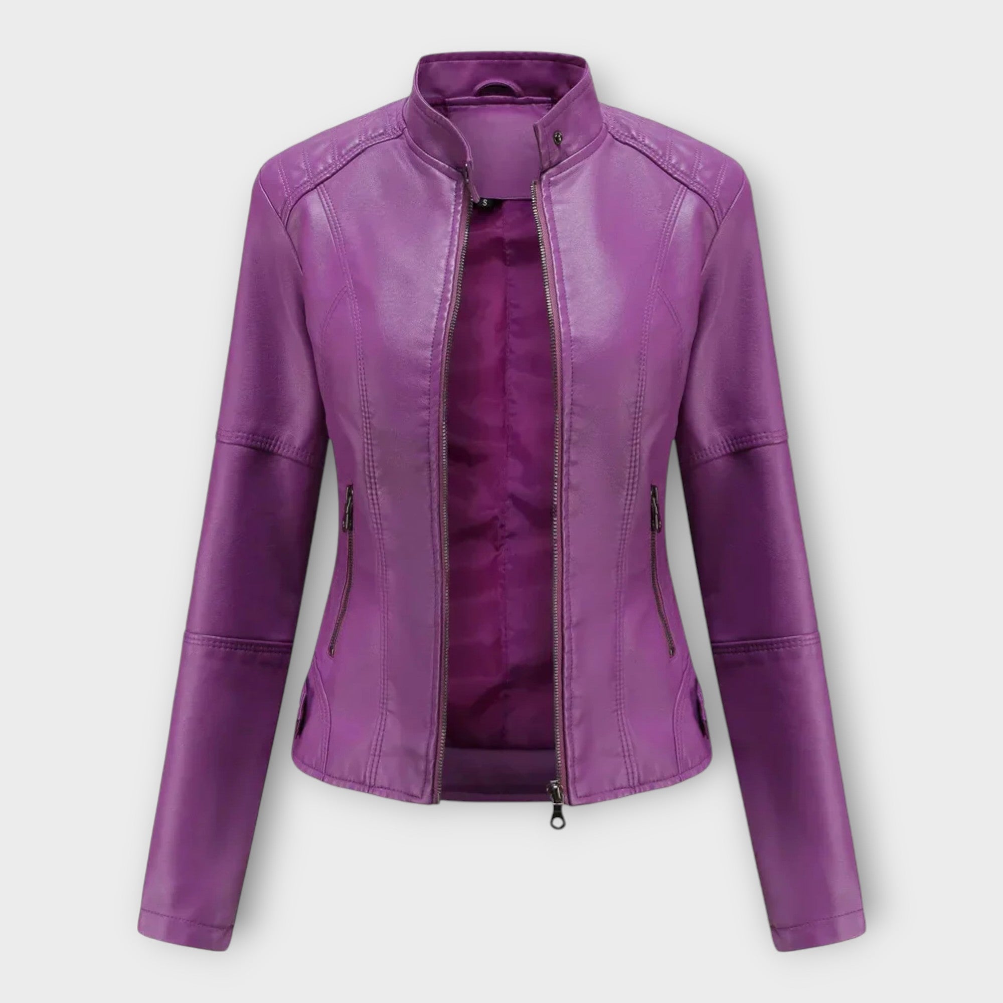 Nóra | Eleganta ādas jaka jebkuram gadījumam