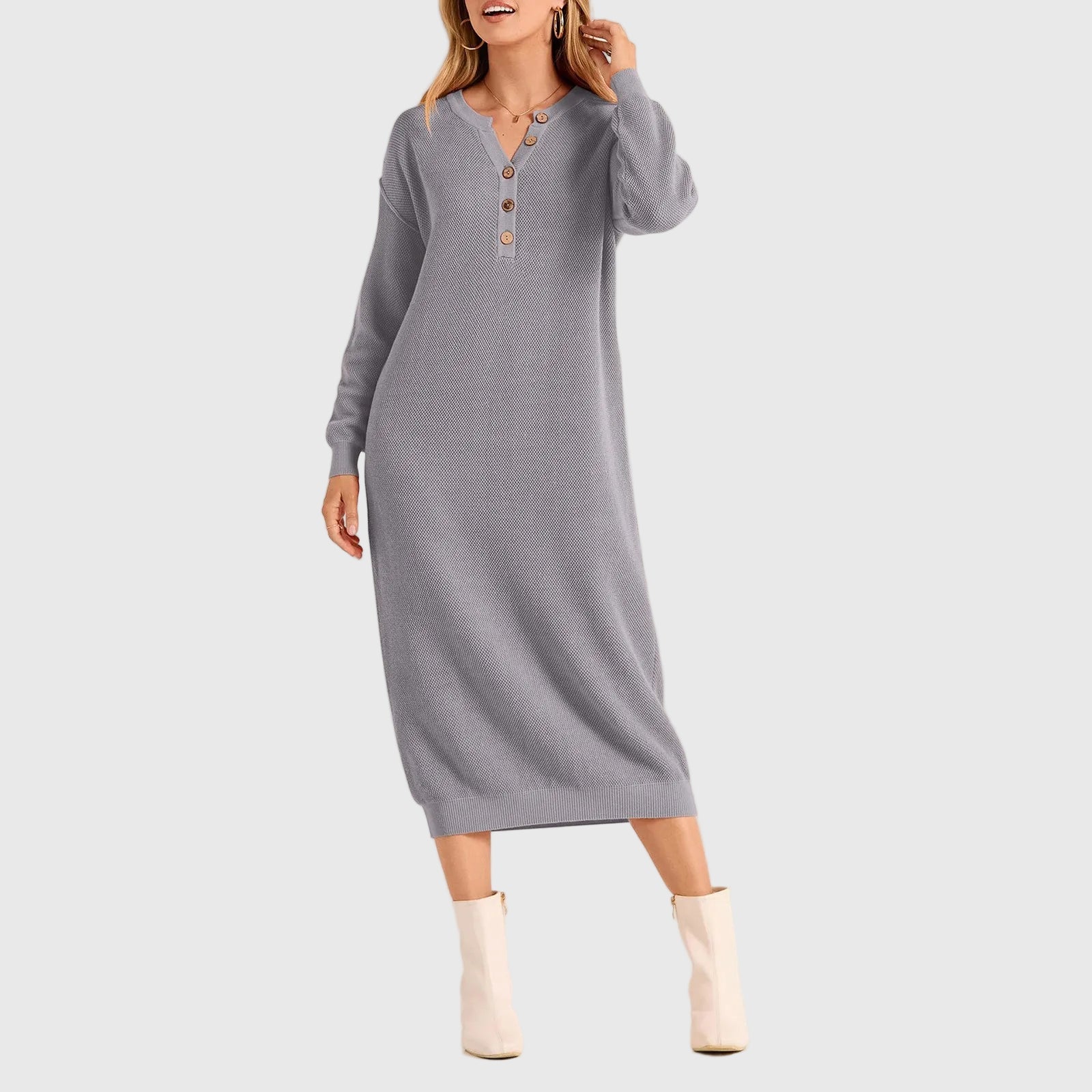 Adelina | Mīksta un eleganta trikotāžas kleita