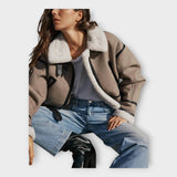 Réka | Eleganta ādas jaka ikvienam gadījumam