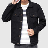 Tihomir | Vīriešu klasiska džinsa jaka, stilīga