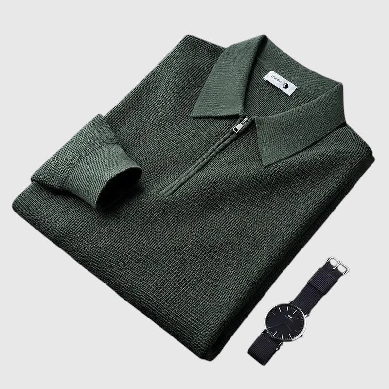 Ákos | Vīriešu elegants džemperis ar rāvējslēdzēju