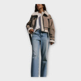 Réka | Eleganta ādas jaka ikvienam gadījumam