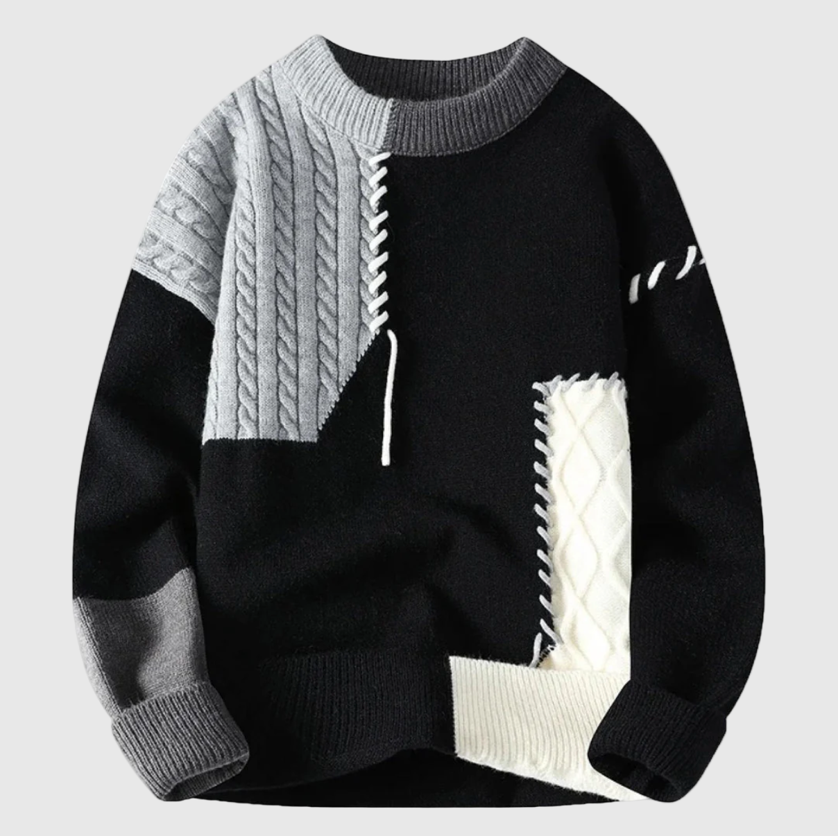 Džordans | Adīts džemperis ar raibiem raibumiem