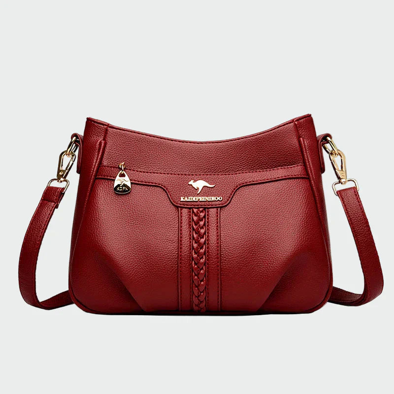 Petra | Eleganta melna sieviešu plecu soma