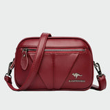 Dóra | Melna sieviešu soma no eko ādas