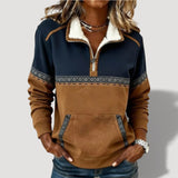 Rosa | Mīksts džemperis ar pusrāvējslēdzēju