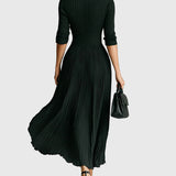 Maelin | Eleganta krokota midi kleita