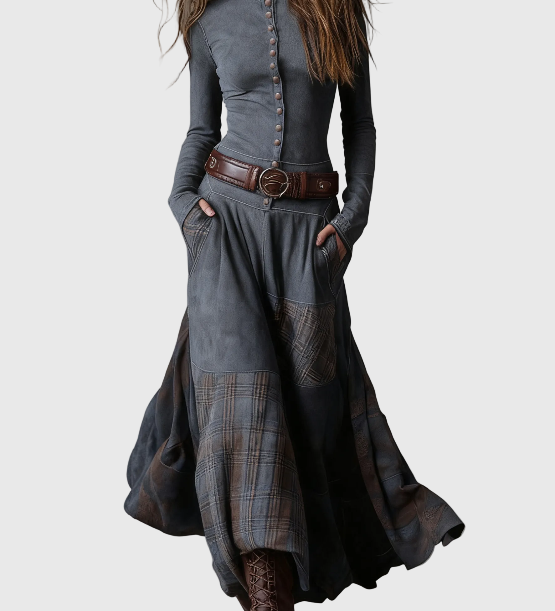 Izabella | Vintage bohēmiska eleganta kleita