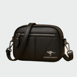 Dóra | Melna sieviešu soma no eko ādas