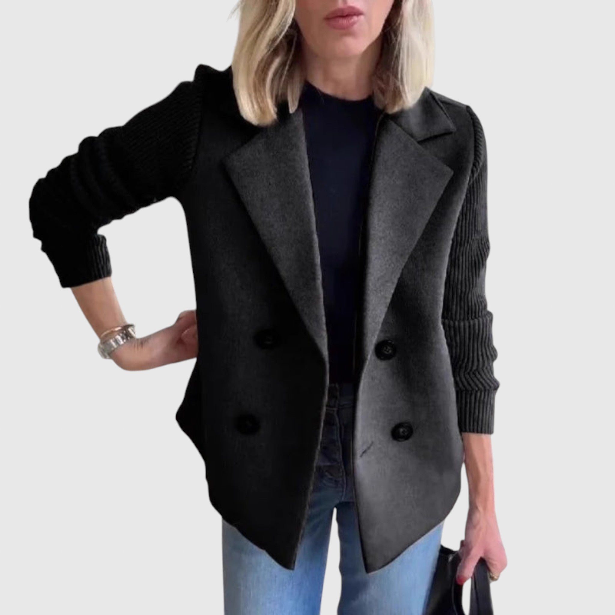 Velīna | Adīta žakete ir stilīga un ērta