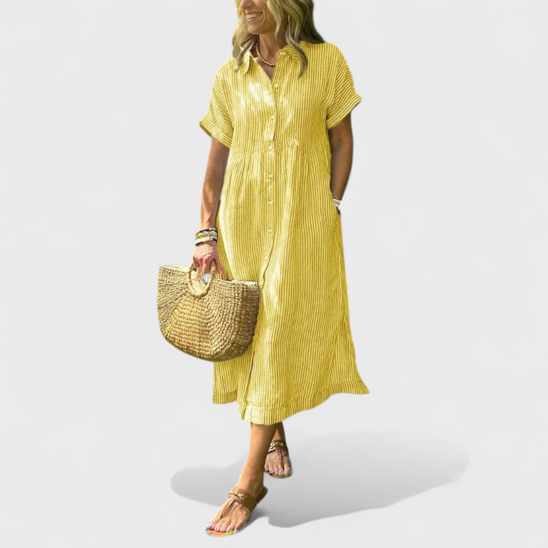 Angela | Eleganta, viegla vasaras kleita