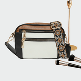 Panna | Melna eleganta plecu soma ar zelta detaļām