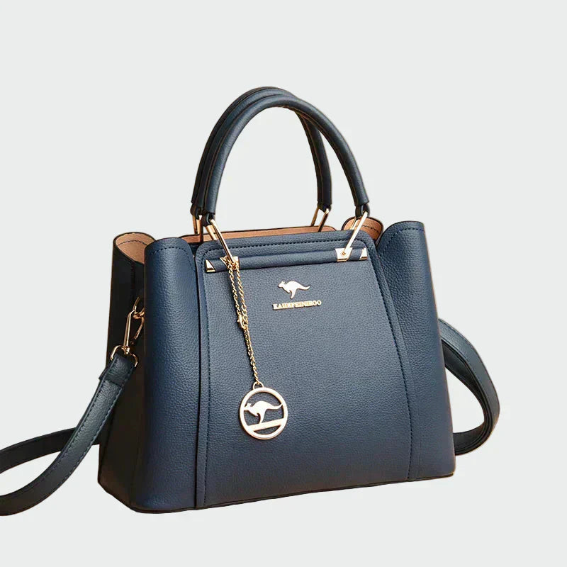 Sára | Eleganta melna soma ar zelta detaļām