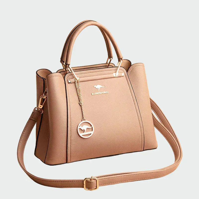 Sára | Eleganta melna soma ar zelta detaļām