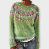 Devin | Retro sieviešu džemperis no mīksta materiāla